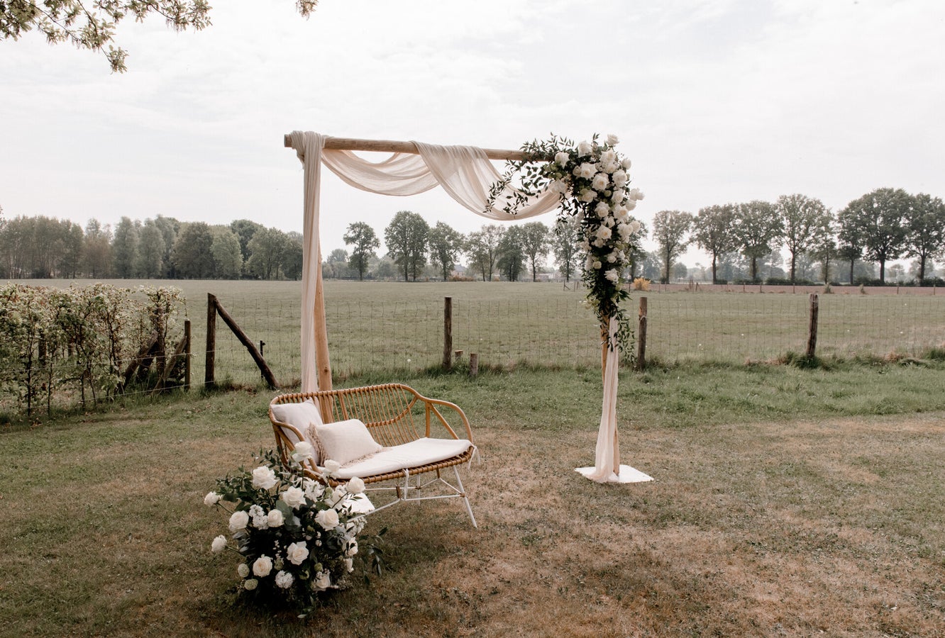 Backdrop hout