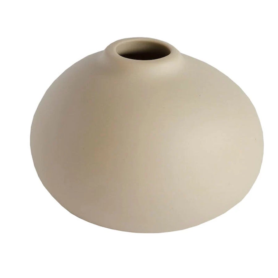 Vaas Jona beige keramiek