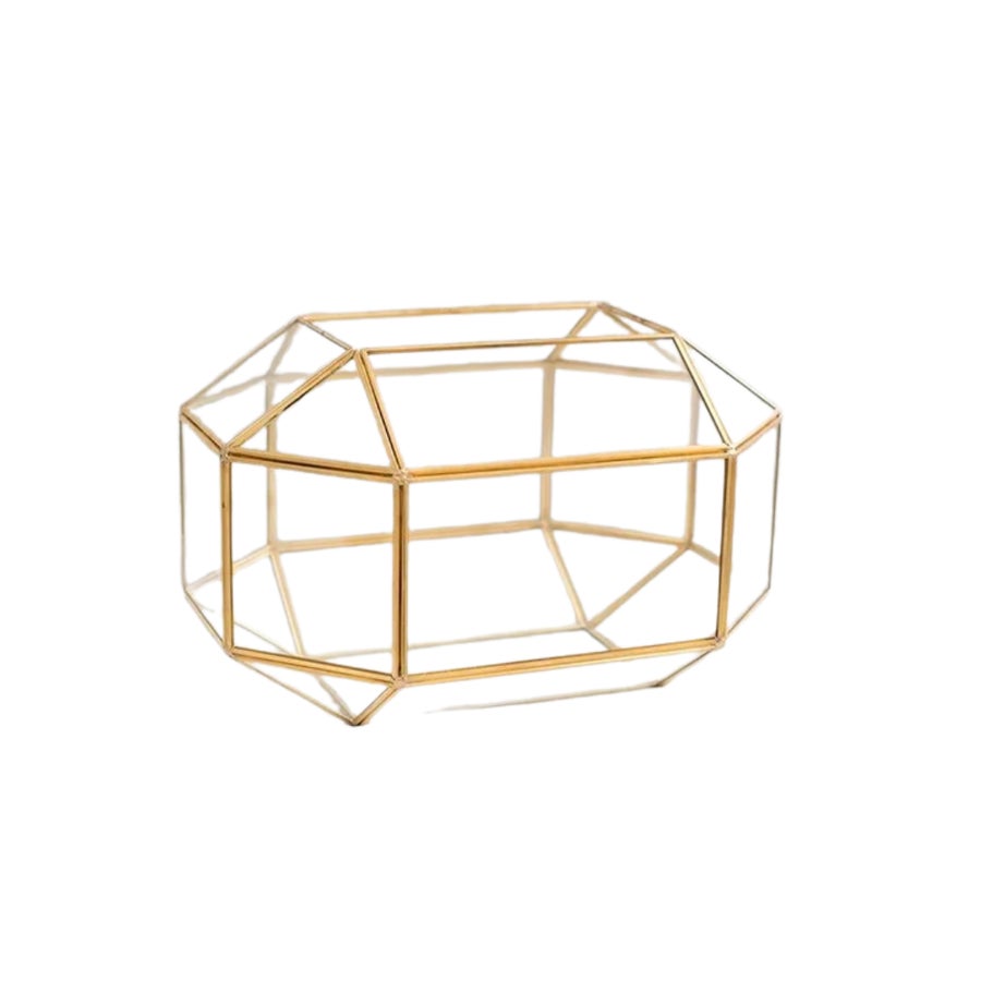 Enveloppendoos glas-goud